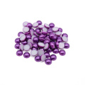 Faux Plastic ABS Pearls Flat Loose Pearls Beads For Jewelry Making, Z47-Dark Purple